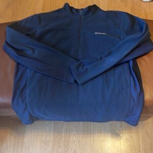 Dark blue Columbia quarter zip sweater